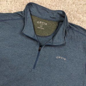 Orvis 1/4 Zip Performance Pullover Shirt 2XL A26